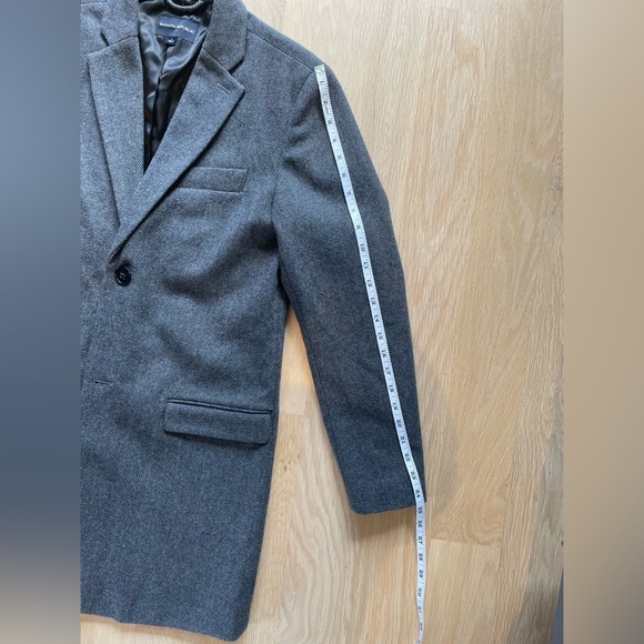 Banana Republic herringbone wool dress coat. - Picture 3 of 8